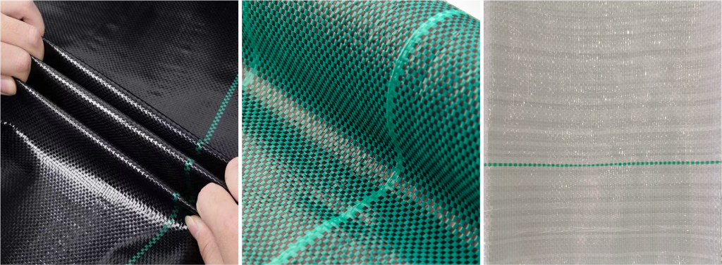 Woven weed mat colors and specifications