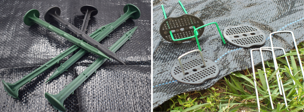 Woven weed mat installation guide